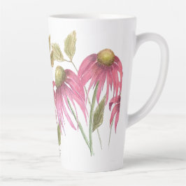 Taza De Café Latte Tall coneflower mug.