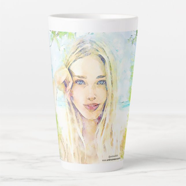 Taza De Café Latte Tamara (Anverso)