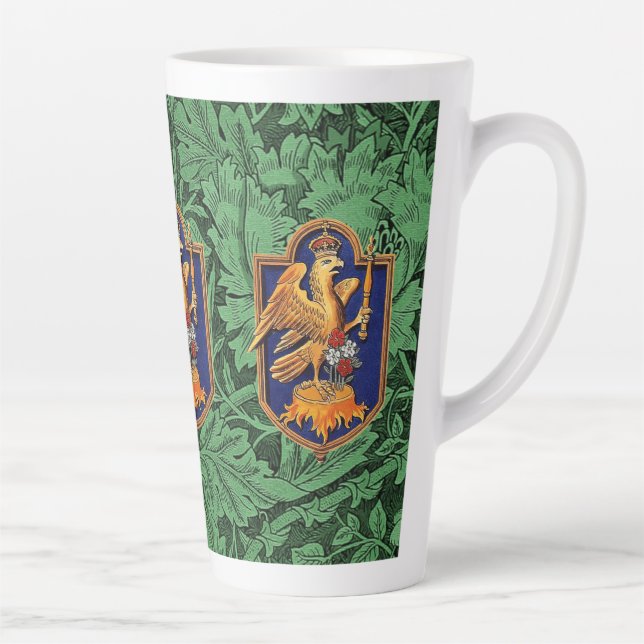 Taza De Café Latte Tarjeta Falcon Real Queen Anne Boleyn (Derecha)