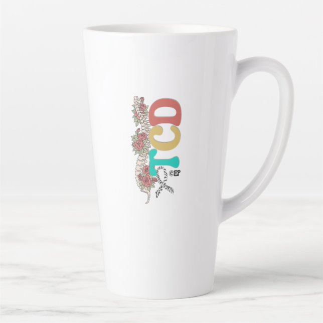 Taza De Café Latte Tarlov Cysts Enfermedad de Latte Mug (Derecha)