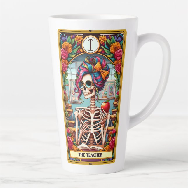 Taza De Café Latte Tarot El Mug Maestra (Derecha)