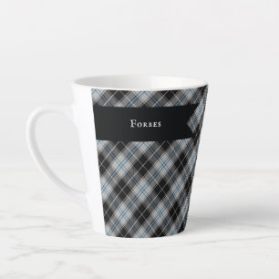 Taza De Café Latte Tartan Plaid Escocés Clan Forbes Dress