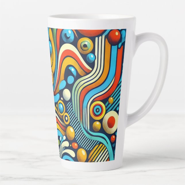 Taza De Café Latte Tasse à lait (Derecha)