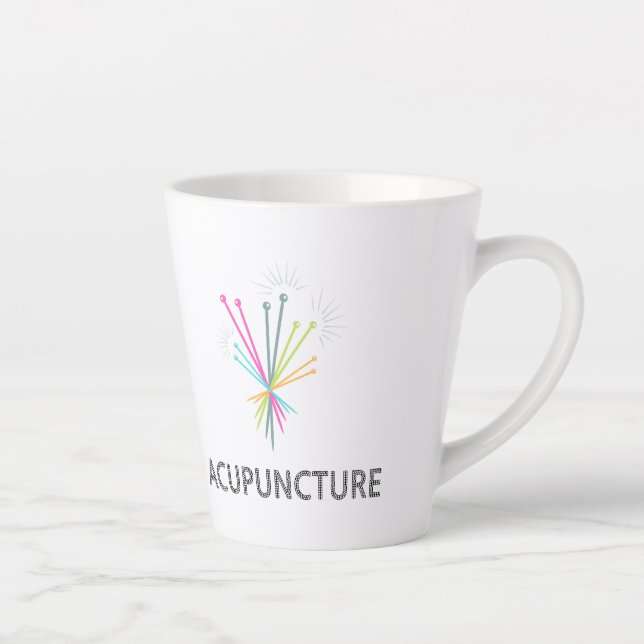 Taza De Café Latte Tasse Acupuncture, cadeau acupuncteur  (Derecha)