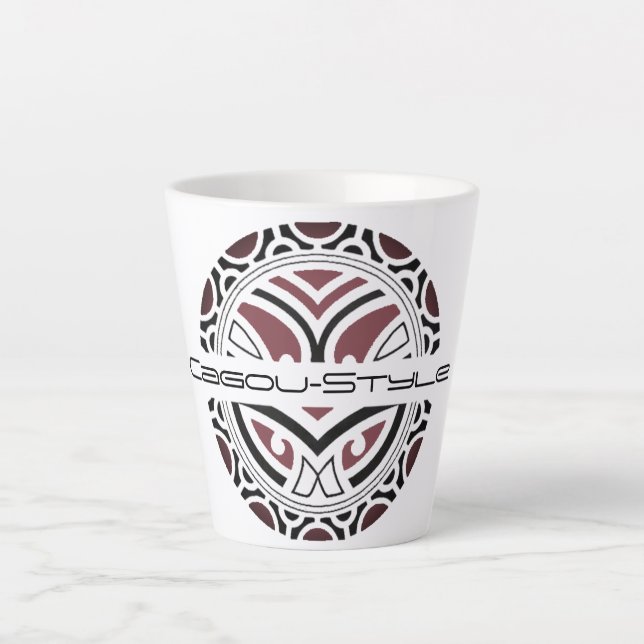 Taza De Café Latte Tasse latte Cagou-Style (Anverso)