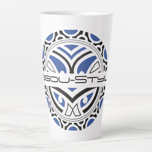 Taza De Café Latte Tasse latte Cagou-Style (Anverso)