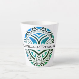 Taza De Café Latte Tasse latte Cagou-Style