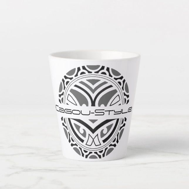 Taza De Café Latte Tasse latte Cagou-Style (Anverso)