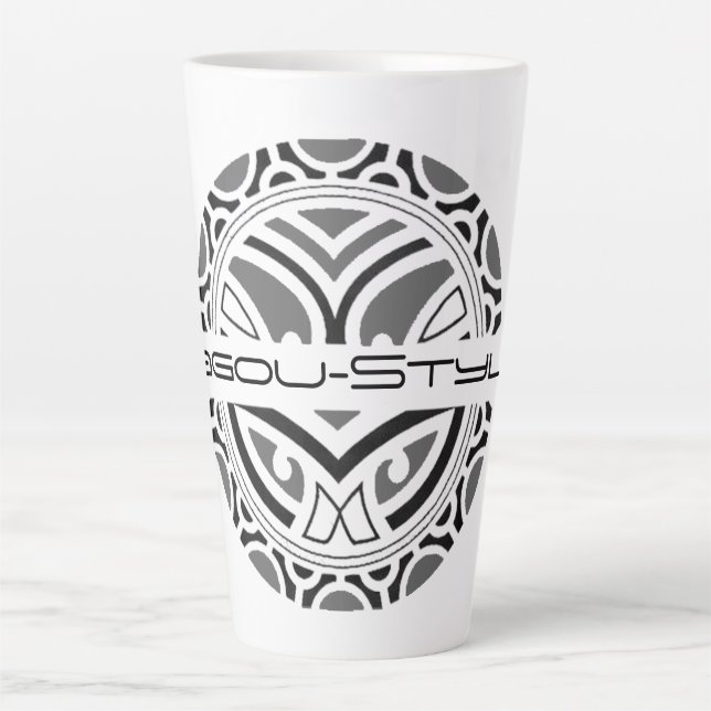 Taza De Café Latte Tasse latte Cagou-Style (Anverso)