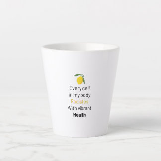 Taza De Café Latte Tasse latte good energy