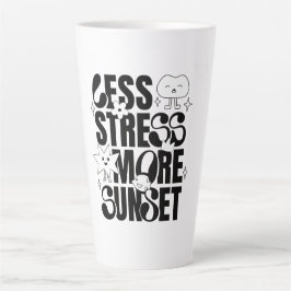 Taza De Café Latte Tasse Latte grande