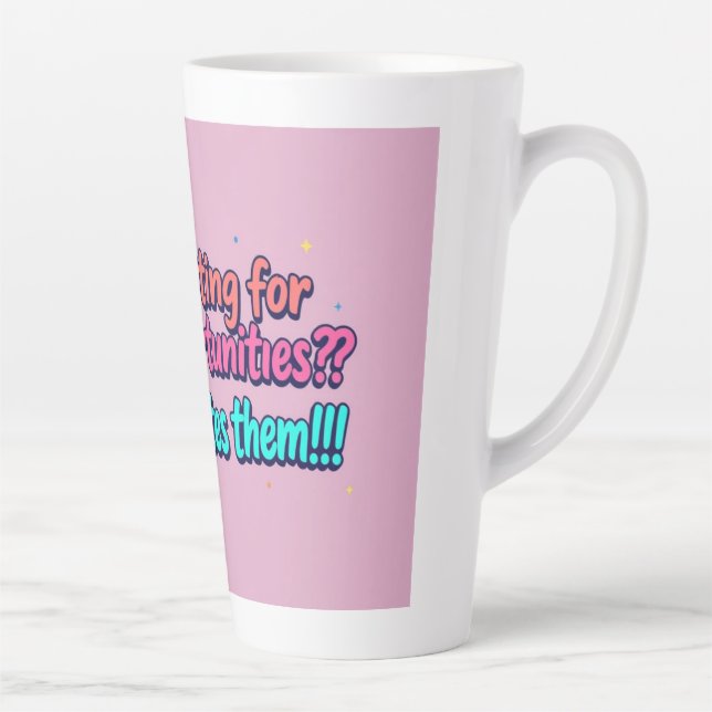 Taza De Café Latte Tasse latte motivation (Derecha)
