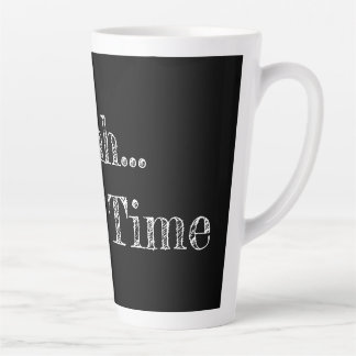 Taza De Café Latte Tasse Latte Time