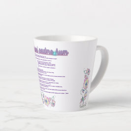 Taza De Café Latte Tasse "Om Mani Padme Hum" Méditation