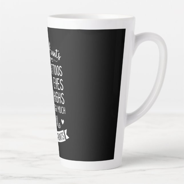 Taza De Café Latte Tattooed Aunt (Derecha)