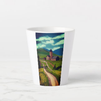 Taza De Café Latte Taza-2- paisaje