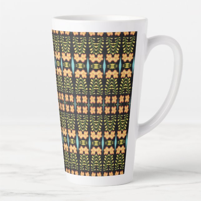 Taza De Café Latte Taza alta para latte NOCTURNO (Derecha)