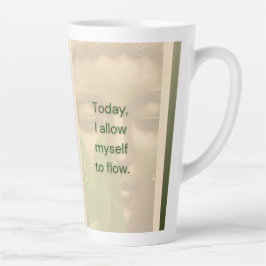 Taza De Café Latte Taza BuddhaToday V2 #1 Zen Latte