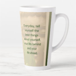 Taza De Café Latte Taza BuddhaToday V2 #2 Zen Latte