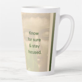 Taza De Café Latte Taza BuddhaToday V2 #3 Zen Latte