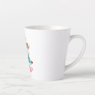 Taza De Café Latte Taza Café Ahora Gente Más Tarde 