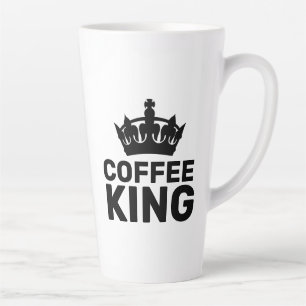 Taza De Café Latte Taza COFFE KING COFFEE DAD LATTE