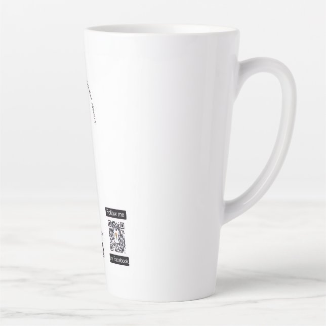 Taza De Café Latte Taza de 12 oz Latte (Derecha)