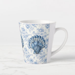 Taza De Café Latte Taza de cerámica pequeña para latte con chinoiseri