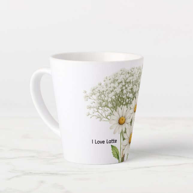 Taza De Café Latte Taza de Latte (Ángulo izquierdo)