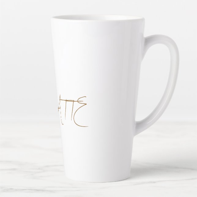 Taza De Café Latte Taza de Latte (Derecha)