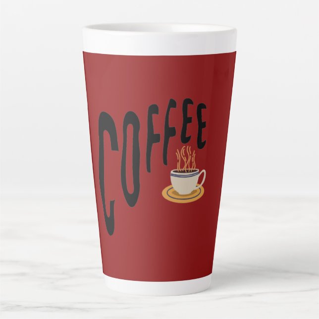 Taza De Café Latte Taza de Latte (Anverso)