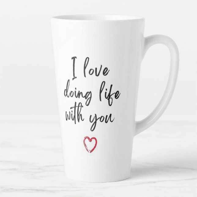 Taza De Café Latte Taza de Latte (Derecha)
