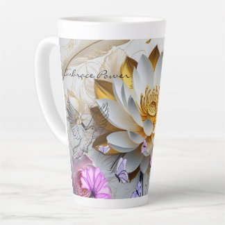 Taza De Café Latte Taza de latte - Abraza el Poder
