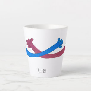 Taza De Café Latte Taza de Latte Abrazo...Ish, siente el amor en cada
