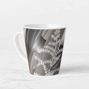 Taza De Café Latte Taza de latte Abstract Home Susurro tierno de la T