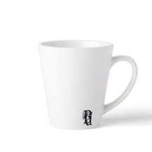 Taza de latte abstracta Hogar Susurro tierno de Te