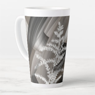 Taza De Café Latte Taza de latte abstracta Hogar Susurro tierno de Te