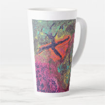 Taza de latte Bloomfusion