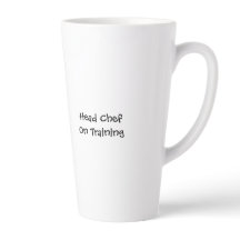 Taza de latte con impresión de Billy el Chef Maste