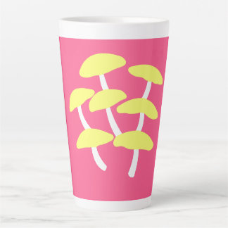 Taza De Café Latte Taza de latte con ostras doradas