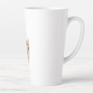 Taza De Café Latte Taza de latte de acuarela de aventura de senderism