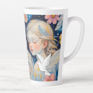 Taza De Café Latte Taza de latte de autocompasión