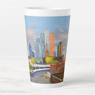 Taza De Café Latte Taza de Latte de London Overground