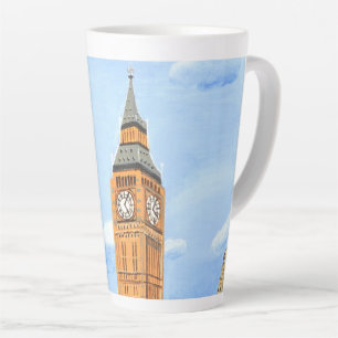 Taza De Café Latte Taza de latte de Londres Big Ben