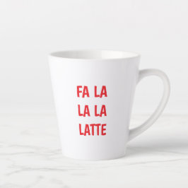 Taza De Café Latte Taza de latte de Navidad