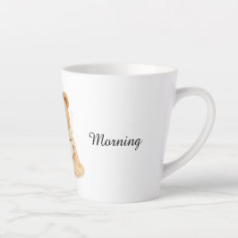 Taza De Café Latte Taza de Latte de Oso Adorable