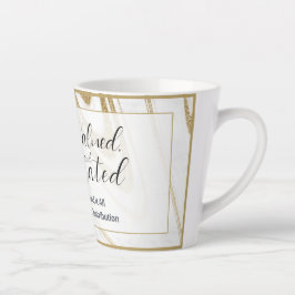 Taza De Café Latte Taza de latte de reconocimiento | Regalo elegante 