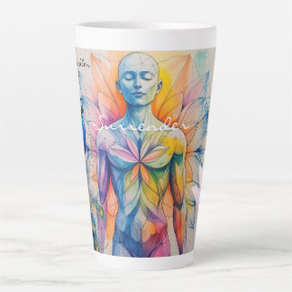 Taza De Café Latte Taza de Latte de Rendición