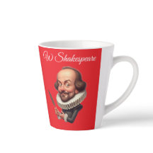 Taza de Latte de Shakespeare