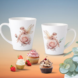 Taza De Café Latte Taza de Latte Deseos de Hada